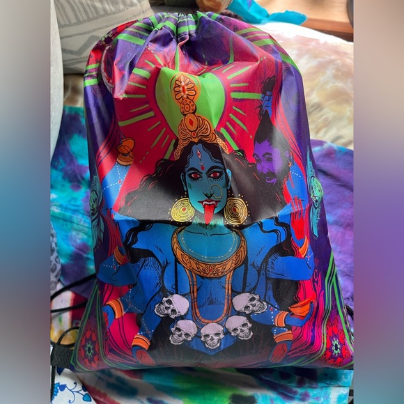 Hindu Goddess Drawstring Backpack - Picture 4 of 7